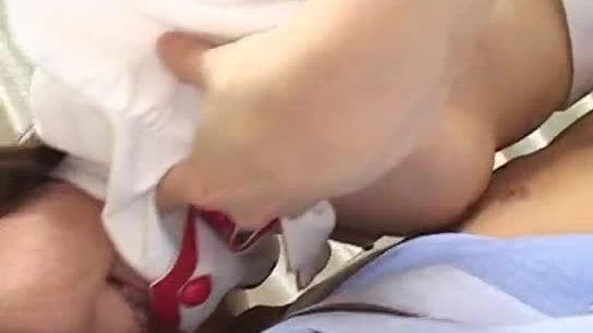 Asian sexy doctor n sickening man at hospital