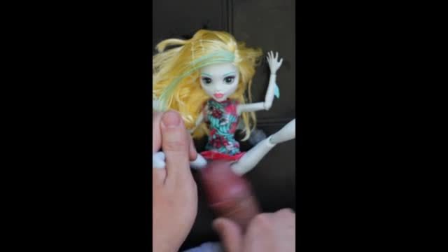 Beautiful lagoona doll (monster high) gets drenched in cum 19 times